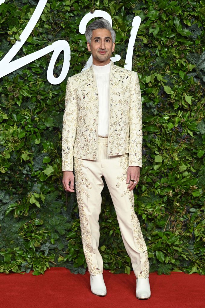 LONDON, ENGLAND - NOVEMBER 29: Tan France attends The Fashion Awards 2021 at the Royal Albert Hall on November 29, 2021 in London, England. (Photo by Karwai Tang/WireImage)