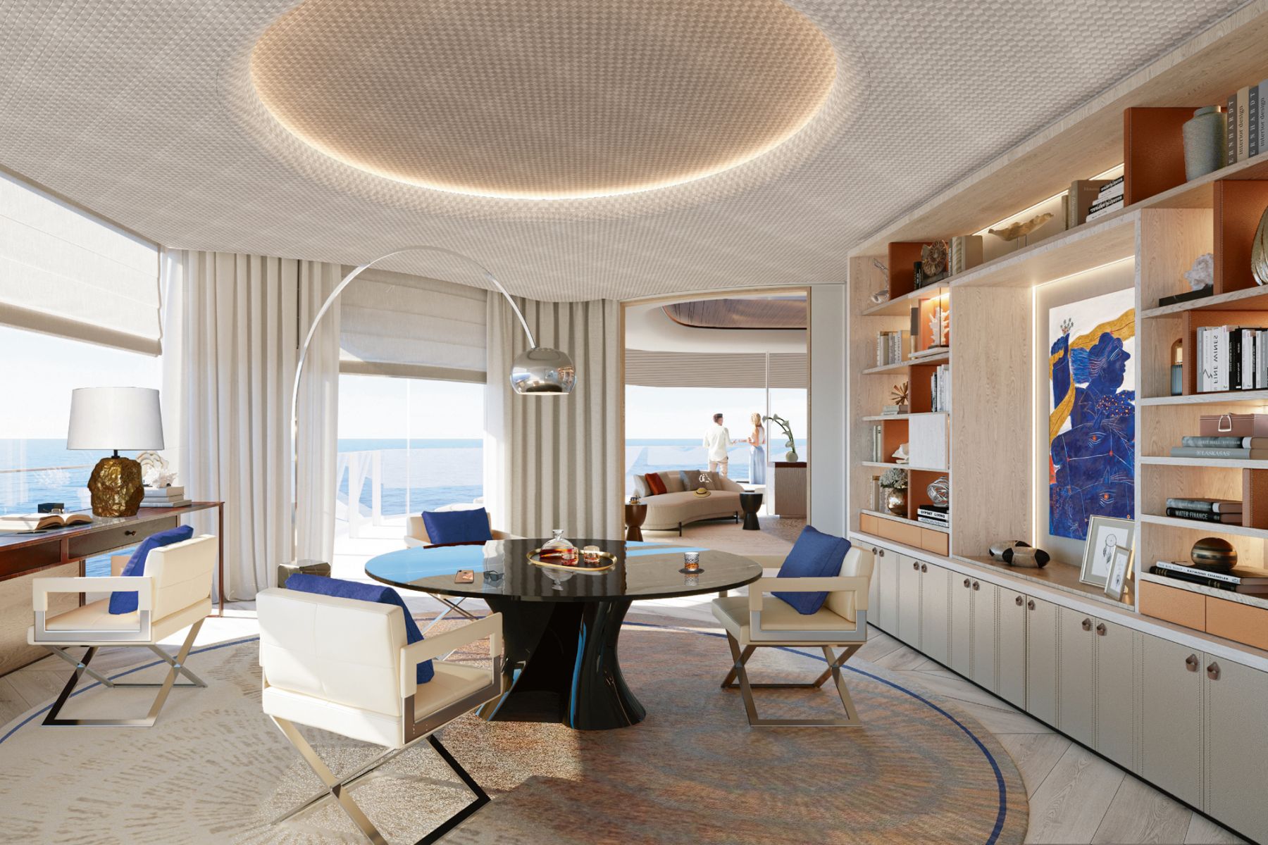 The spacious units can also incorporate pool areas and a study