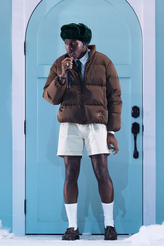 LOS ANGELES, CALIFORNIA - NOVEMBER 21: Tyler, The Creator performs onstage during the 2021 American Music Awards at Microsoft Theater on November 21, 2021 in Los Angeles, California. (Photo by Kevin Winter/Getty Images for MRC)