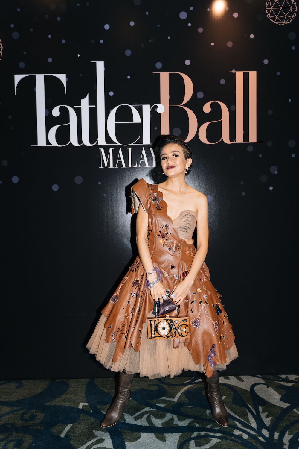 Melinda Looi in vintage Melinda Looi Couture