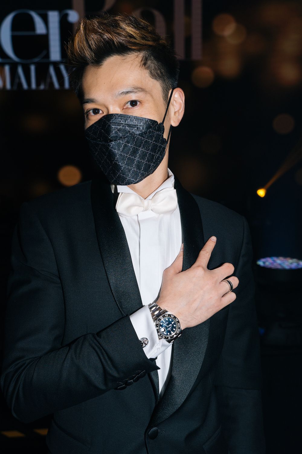 Jannio Shun wearing Rolex