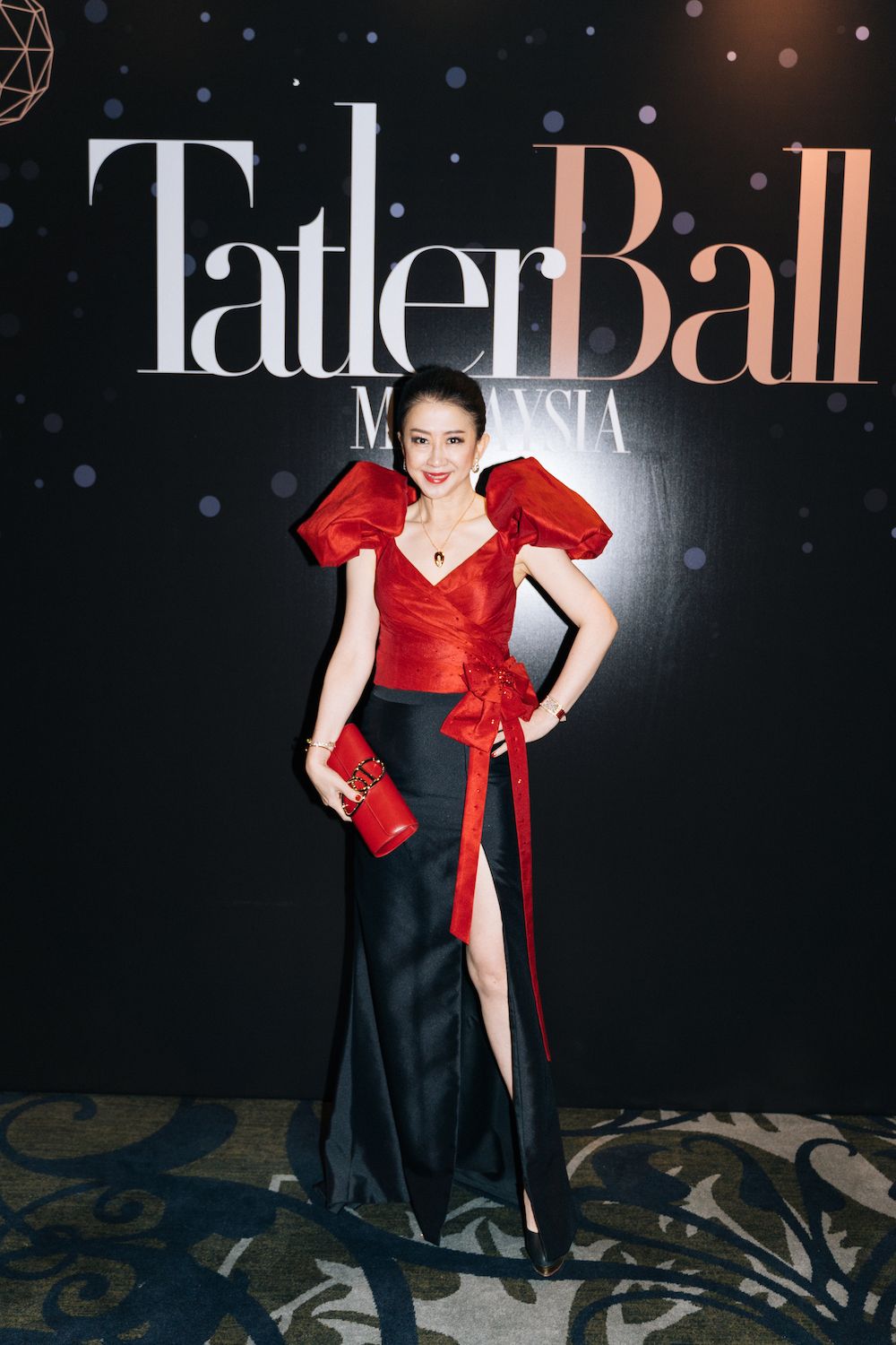 Christine Cheah in Keith Kee and Bulgari