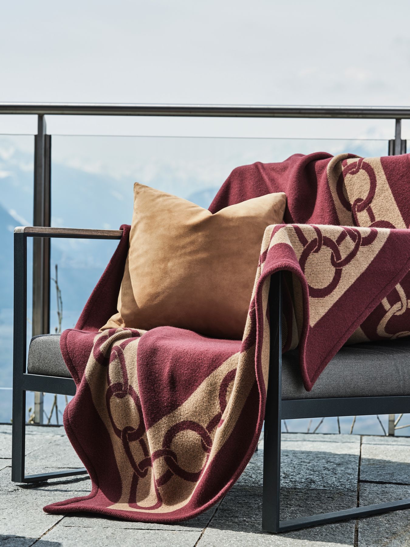 Frette's throws are cosy cocoons perfect for cooler nights