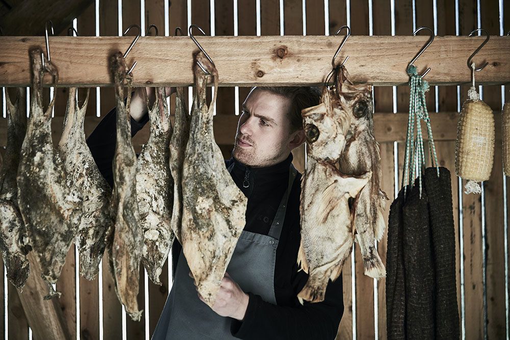 Ræst, a form of wind-powered dry ageing and fermentation