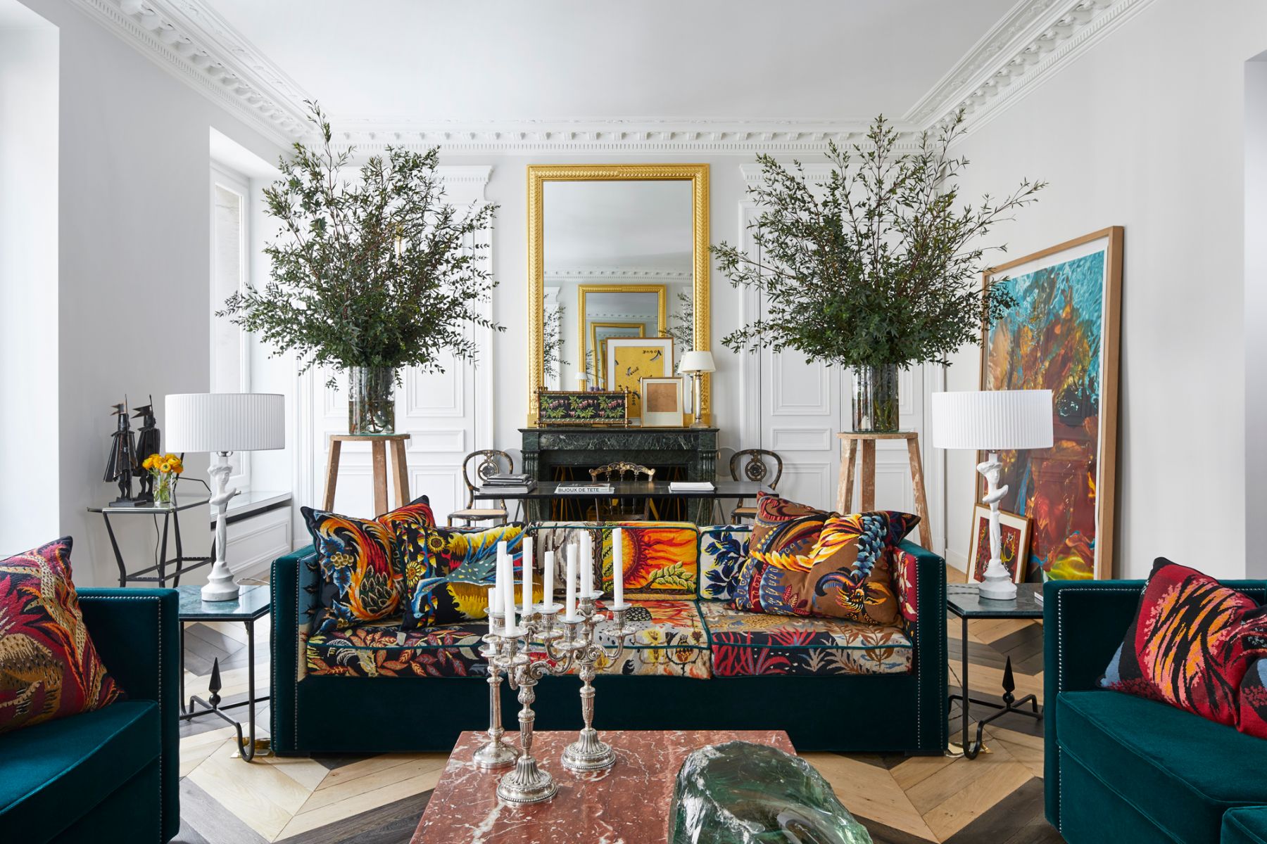 Alexis Mabille’s chic apartment in Paris, featured in Tatler Homes Singapore's June-July 2021 issue (Photography: Francis Amiand)