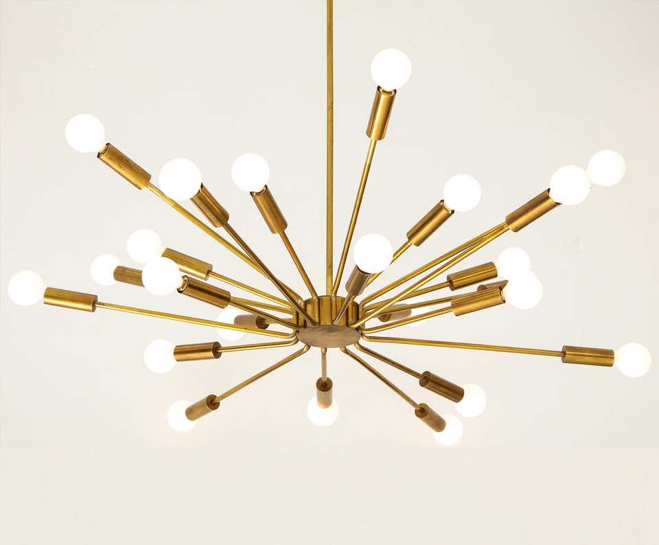 Sputnik chandelier by Gino Sarfatti (Image: 1stDibs)