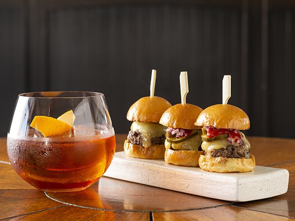 Adios Nanino and beef sliders