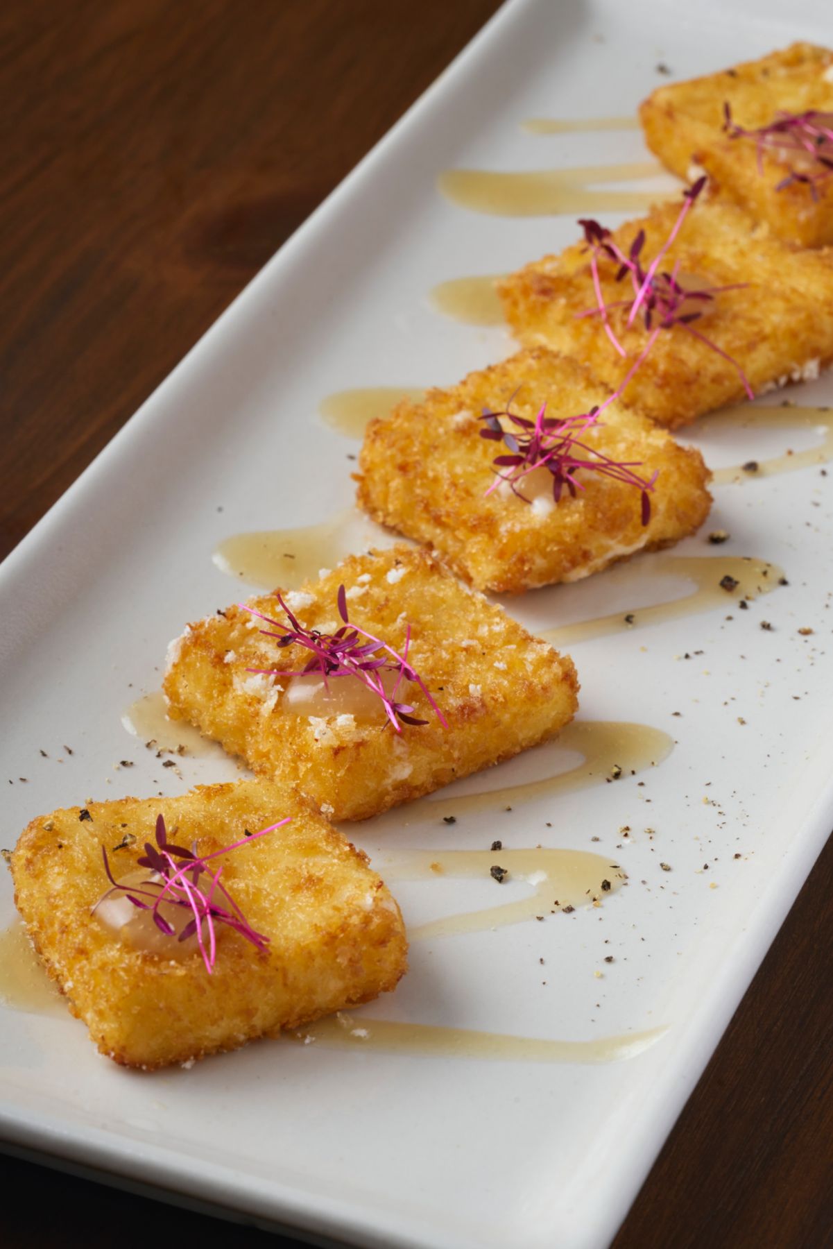 Croquetas líquidas de queso