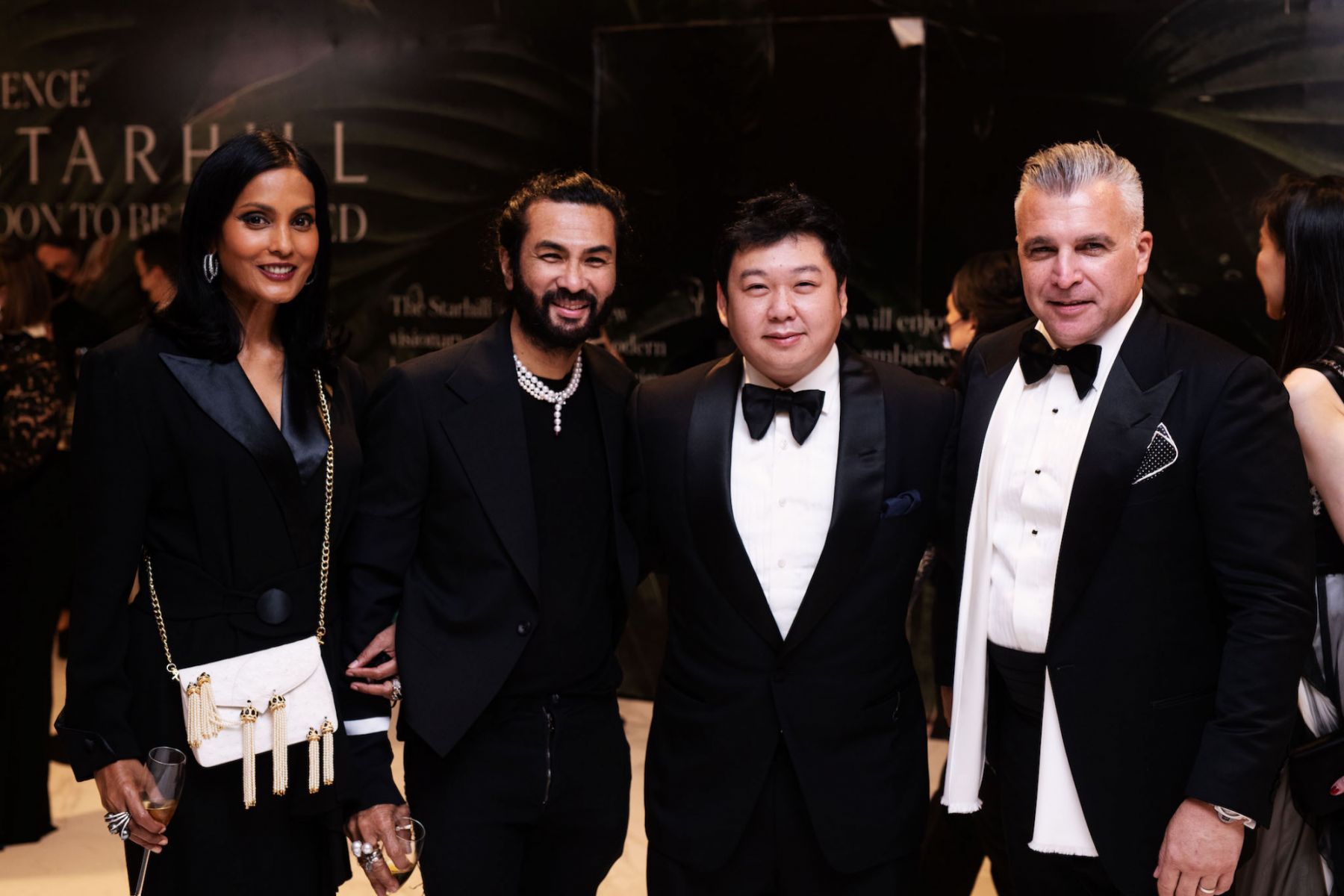Datin Mary Lourdes Chandran, Dato' Sri Bernard Chandran, Joseph Yeoh, and Daniel Beltsos