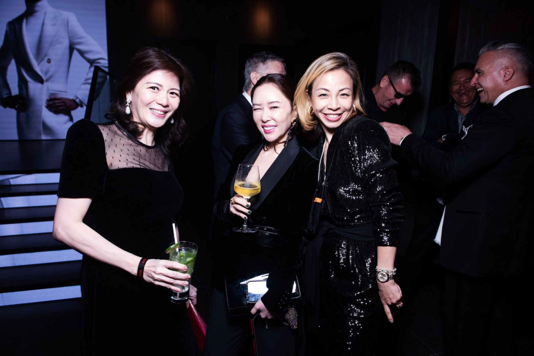 Datin Winnie Low, Shawna Yap, and Elizabeth Marini