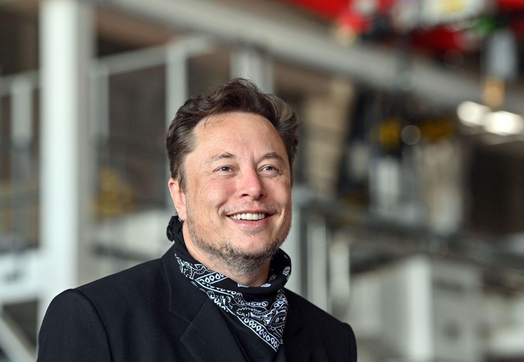 13 August 2021, Brandenburg, GrÃ¼nheide: Elon Musk, Tesla CEO, stands in the foundry of the Tesla Gigafactory during a press event. The first vehicles are scheduled to roll off the production line in GrÃ¼nheide near Berlin from the end of 2021. The US company plans to build around 500,000 units of the compact Model 3 and Model Y series here each year. Photo: Patrick Pleul/dpa-Zentralbild/ZB (Photo by Patrick Pleul/picture alliance via Getty Images)