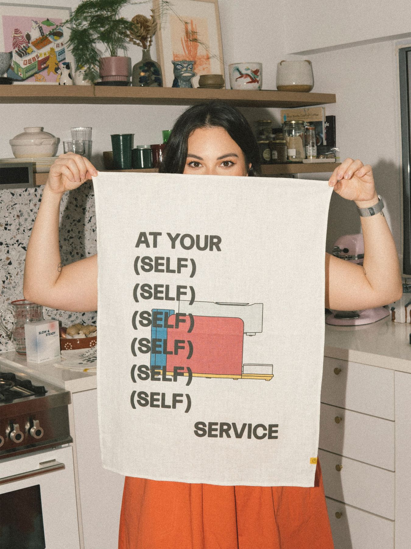 The At Your (Self) Service collection is a vibrant fusion of the best of both brands