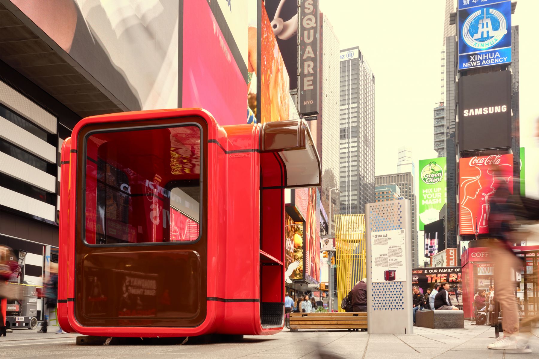 K64 by Saša J. Machtig (Photo: Craig LaCourt for Times Square Alliance)