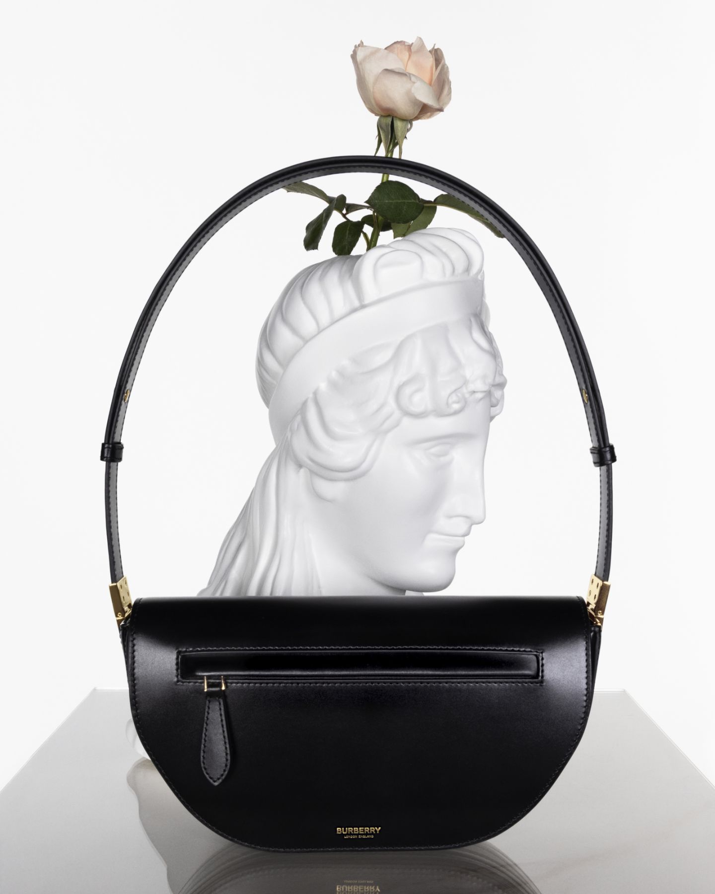 Get in style with confidence with the Burberry Olympia bag