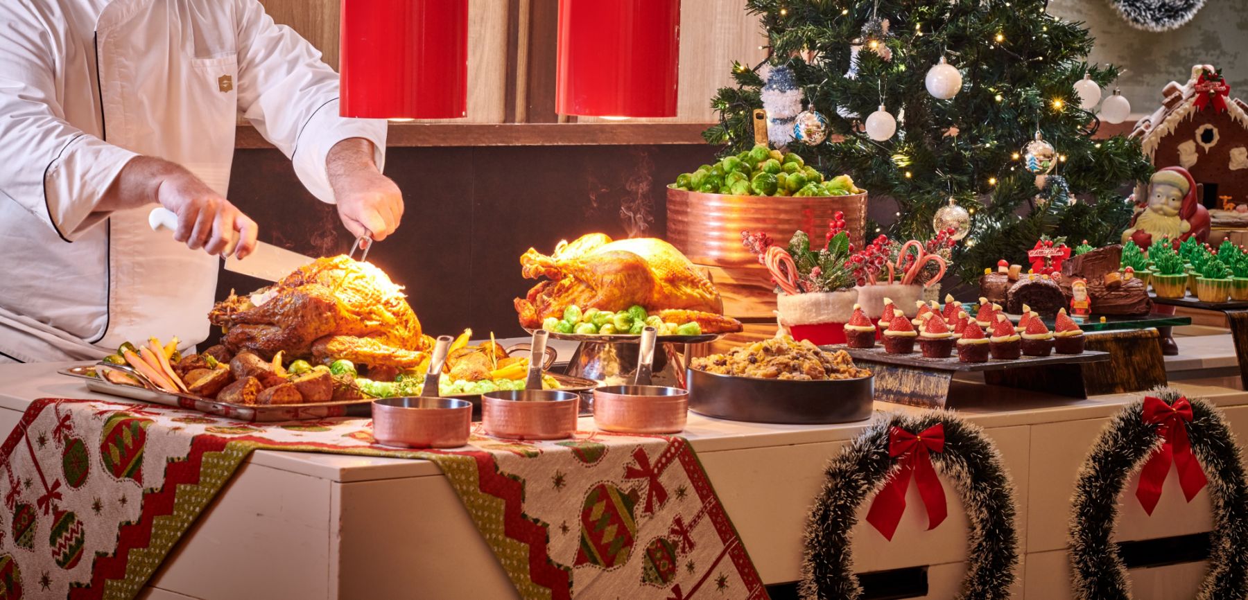 The Christmas Buffet at Arthur's
