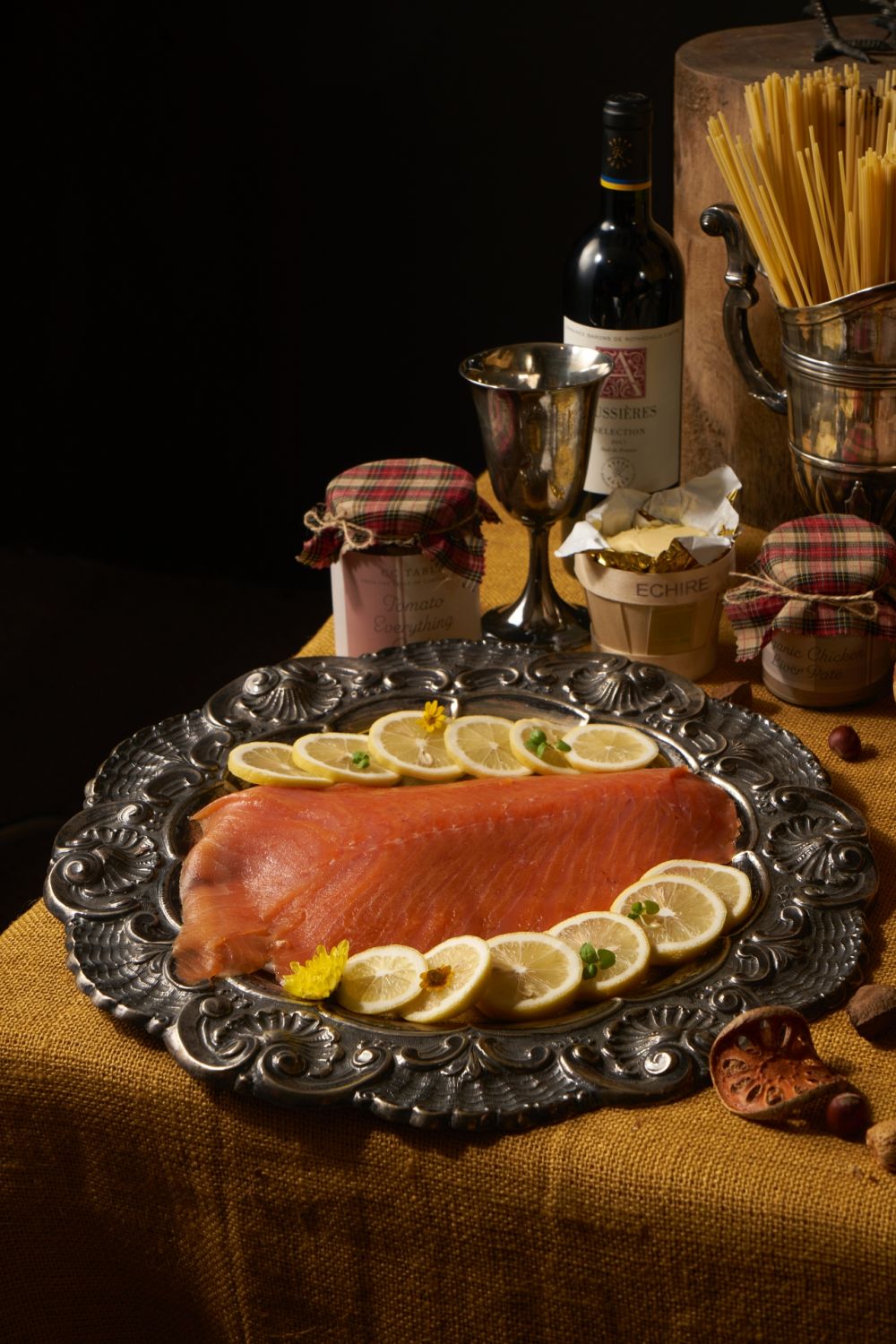 Smoked salmon from Gerald.Ph styled by W/17 | Photo by Sonny Thakur