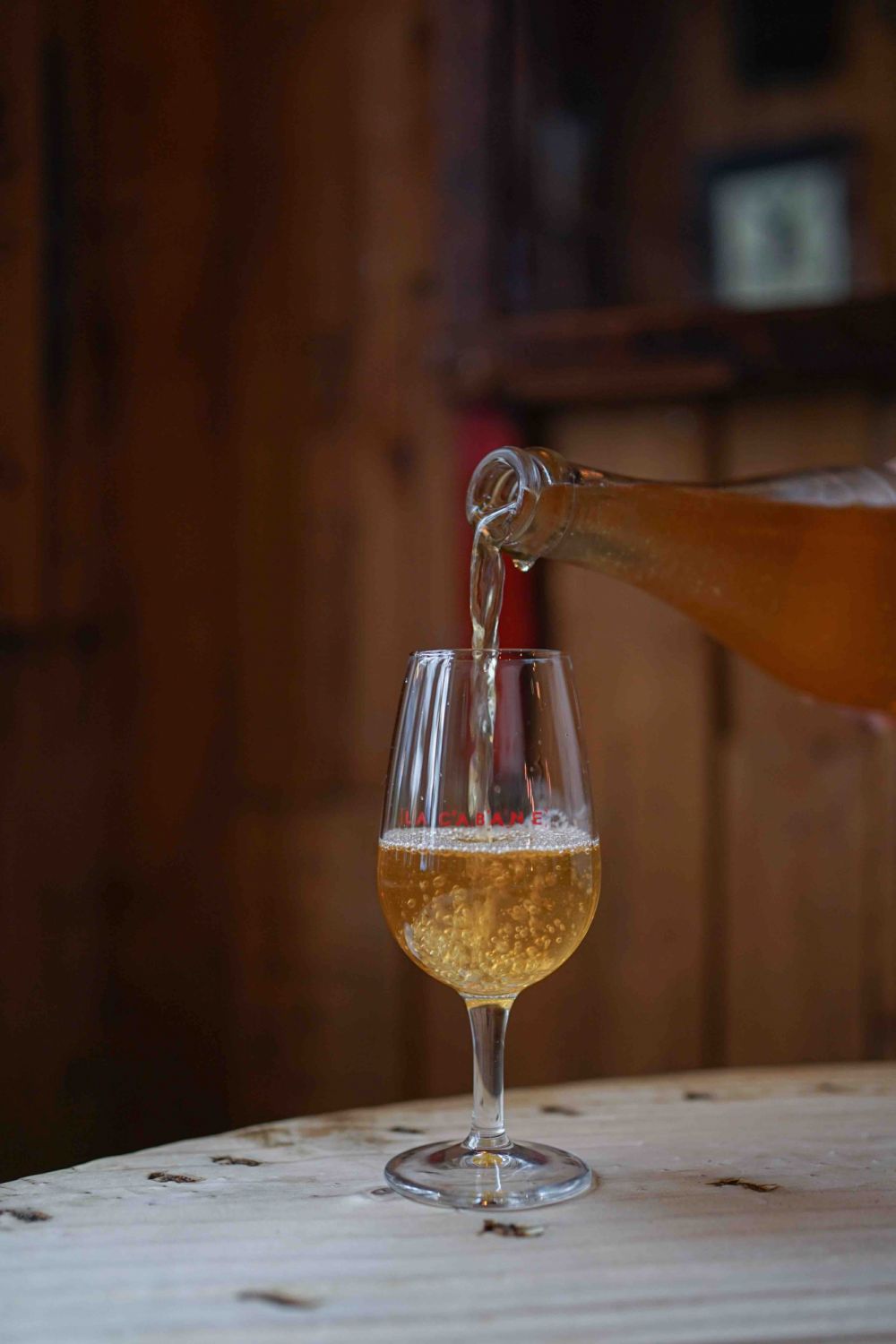 Skin contact wine at La Cabane (Photo: La Cabane)