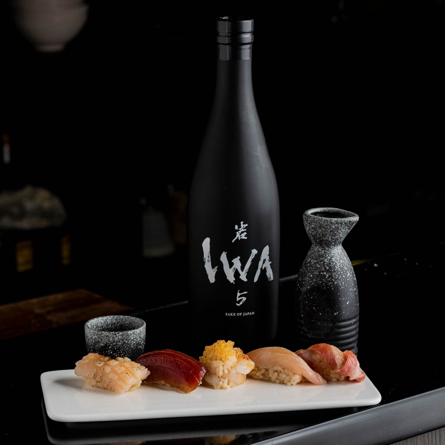 Iwa 5 and sushi selection