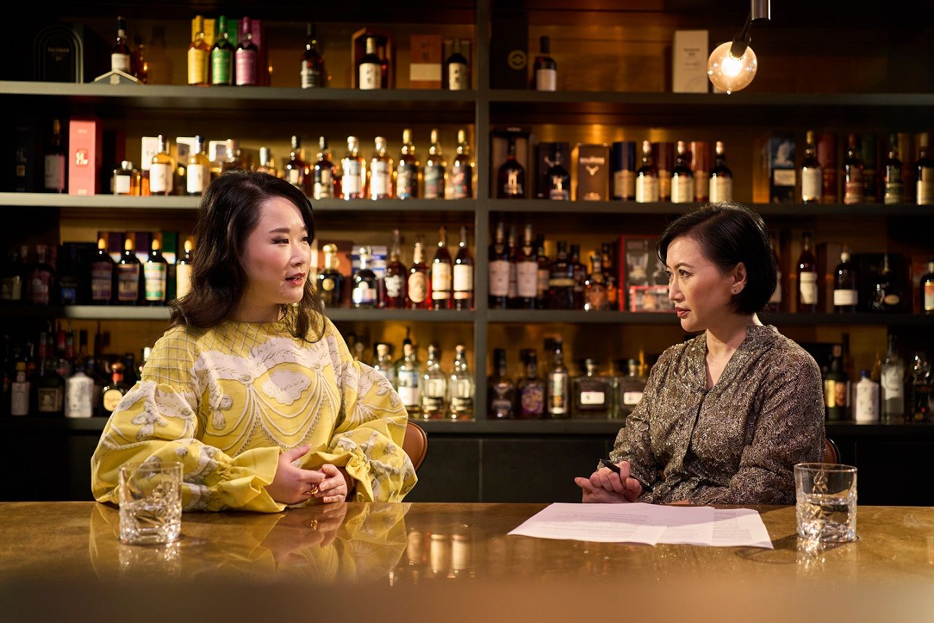 Lam Tze Tze with Melissa Hyak