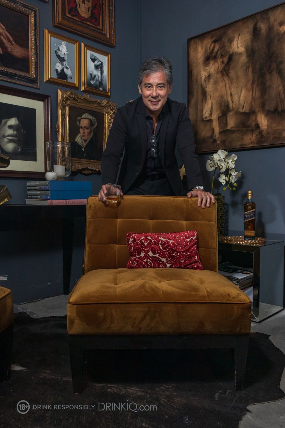 Raul Francisco of Provenance Art Gallery for Johnnie Walker