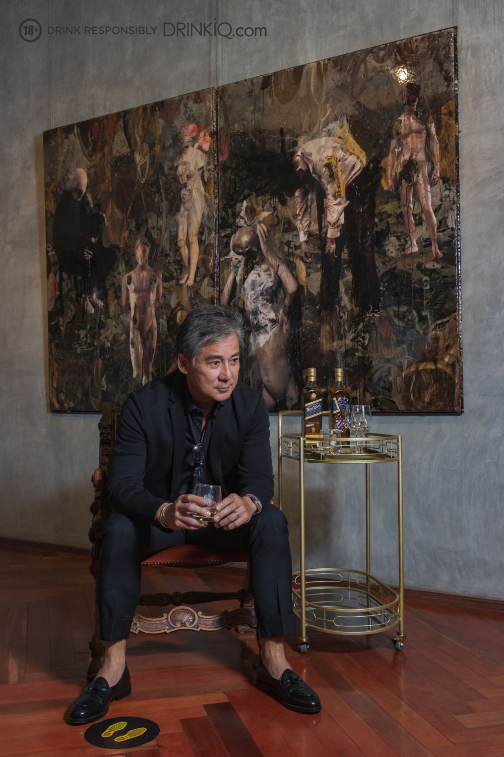 Raul Francisco of Provenance Art Gallery for Johnnie Walker