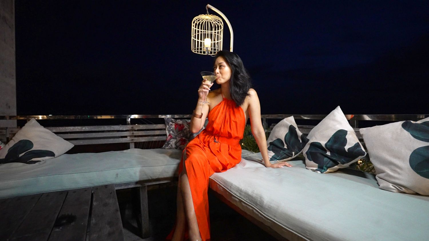 Sarah Lian at Ba Lin Rooftop Bar and Restaurant