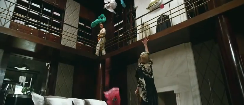 A scene from The Great Gatsby