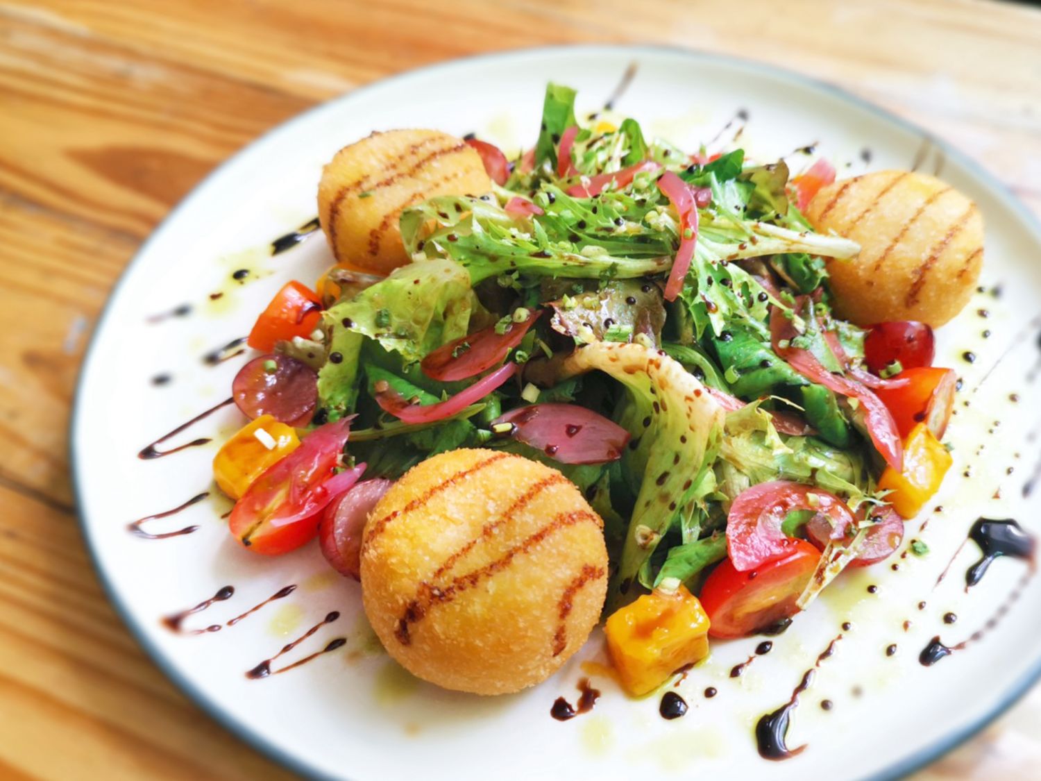 Goat cheese and mixed greens salad from Pablo Bistro