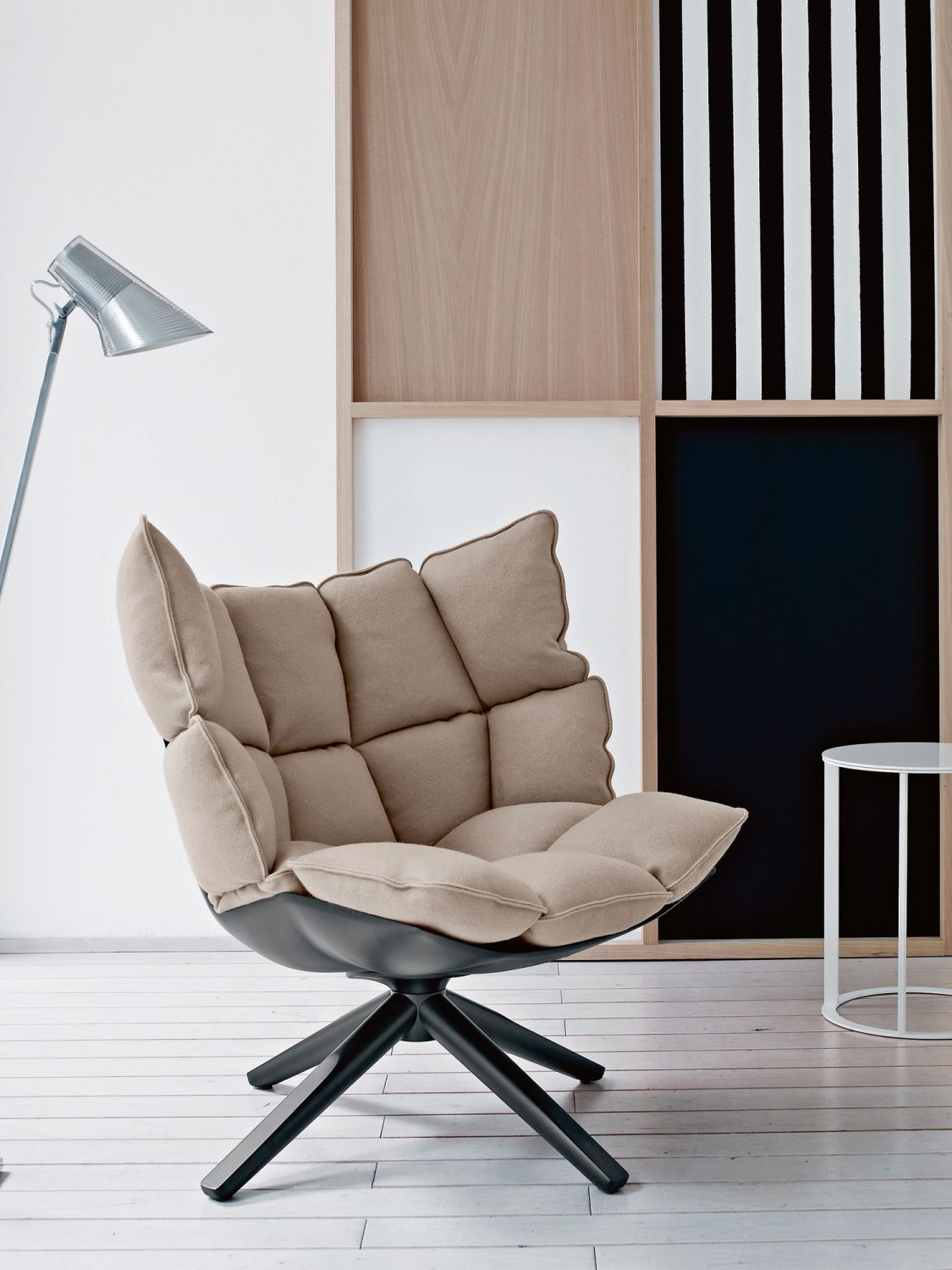 B&B Italia Husk swivel armchair by Patricia Urquiola, from Space Furniture
