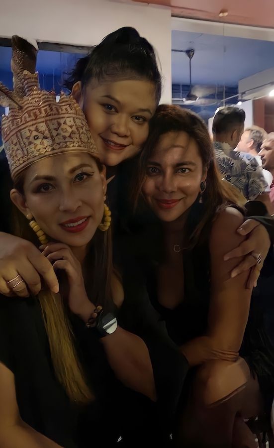 Geraldine Sim, Ida Rahim and Shireen Zainuddin