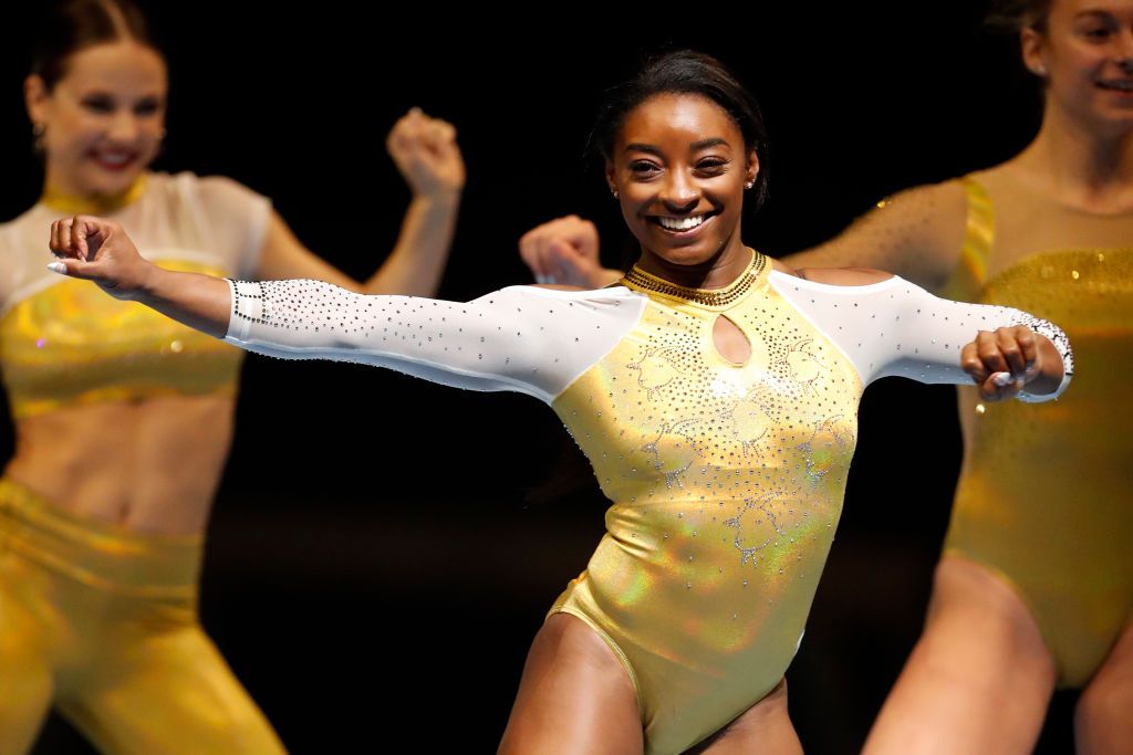 US gymnast Simone Biles, pictured in San Francisco last September, placed mental health at the heart of the Tokyo 2020 conversation after pulling out of competitions due to extreme pressure. (Photo: Getty Images)