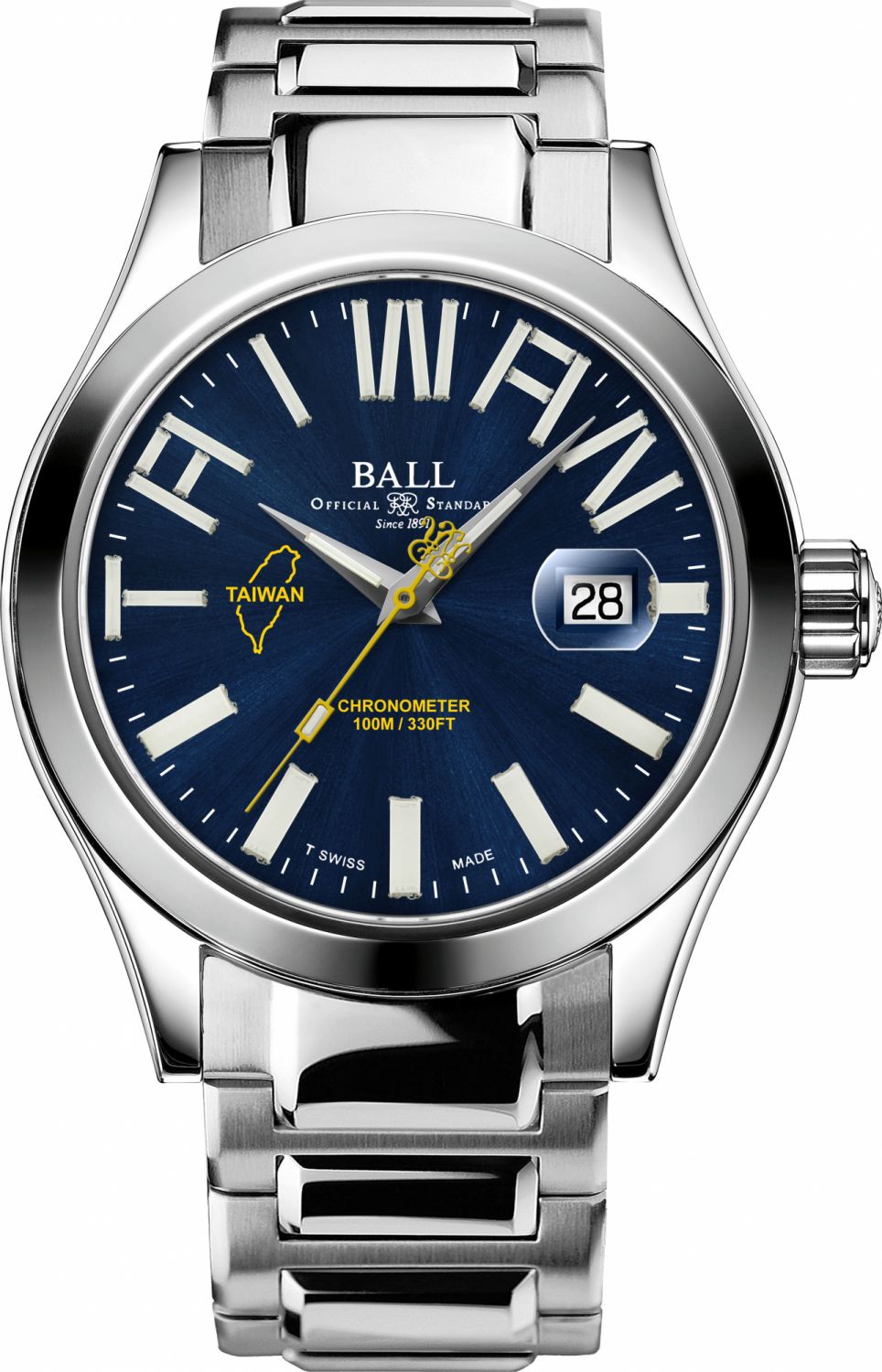「Engineer III Teng Yung 130th Anniversary限量系列」藍色款,限量130枚 by Ball Watch。