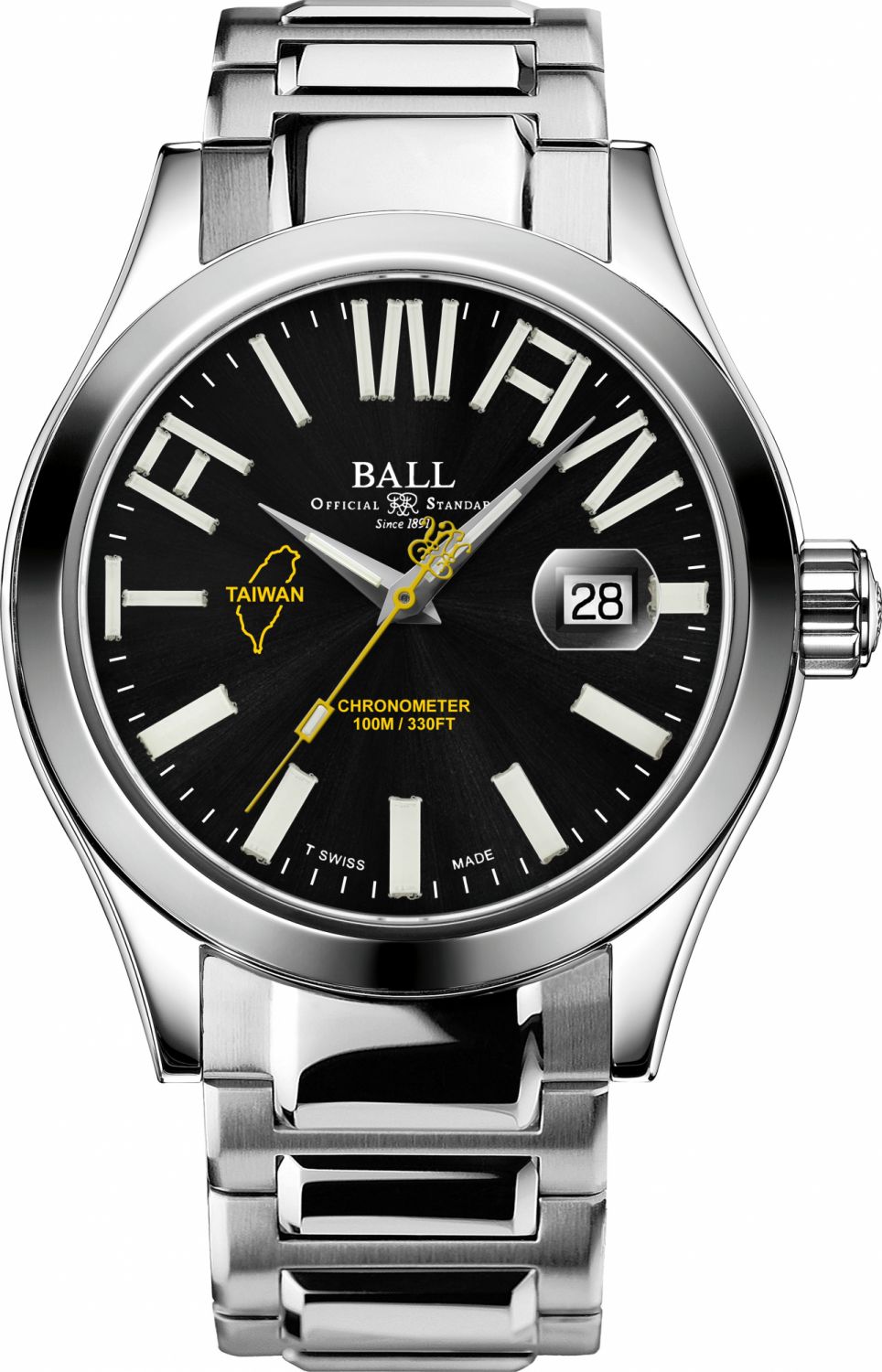 「Engineer III Teng Yung 130th Anniversary限量系列」黑色款,限量130枚 by Ball Watch。