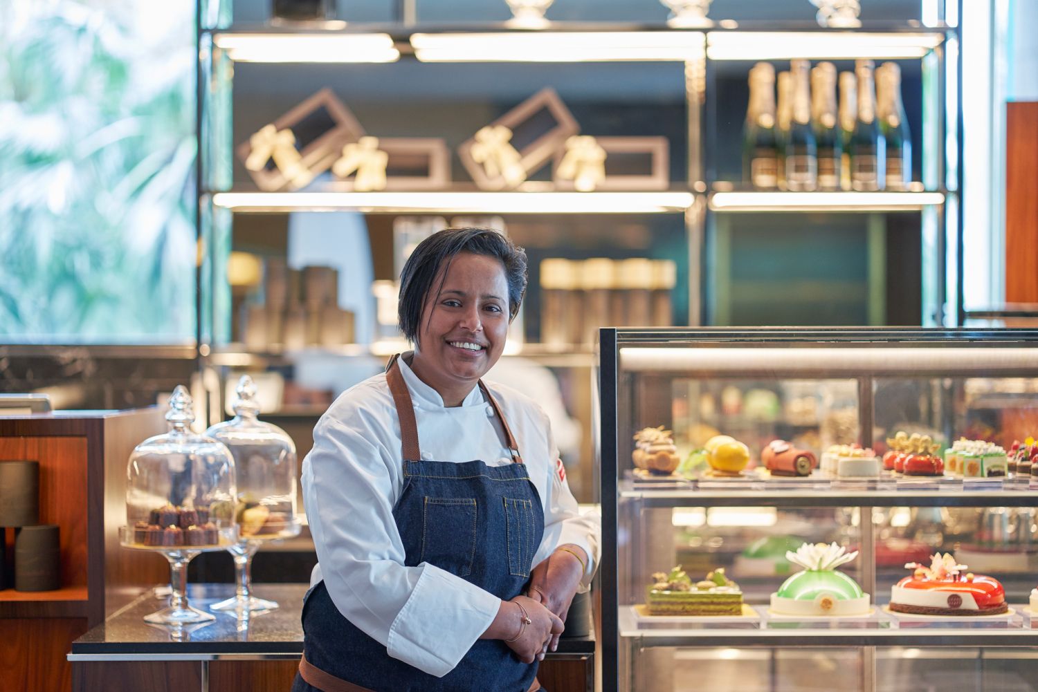The Grand Hyatt Hong Kong's pastry chef Smita Grosse bakes healthier versions of desserts to keep Cheung's new regime on track