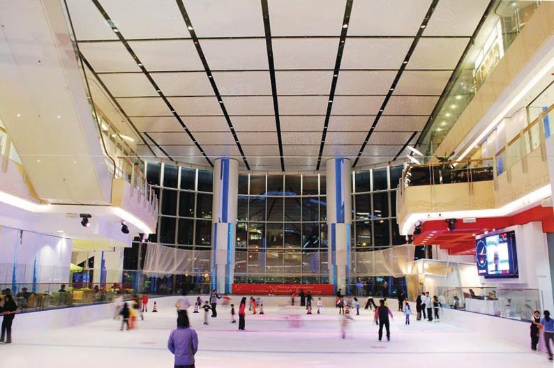 The Rink is a high quality skating rink in Elements mall