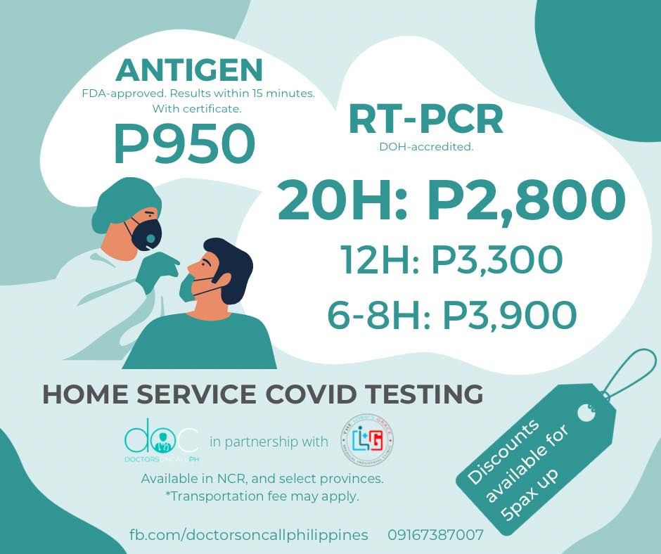 Covid Swab, Doctors on Call