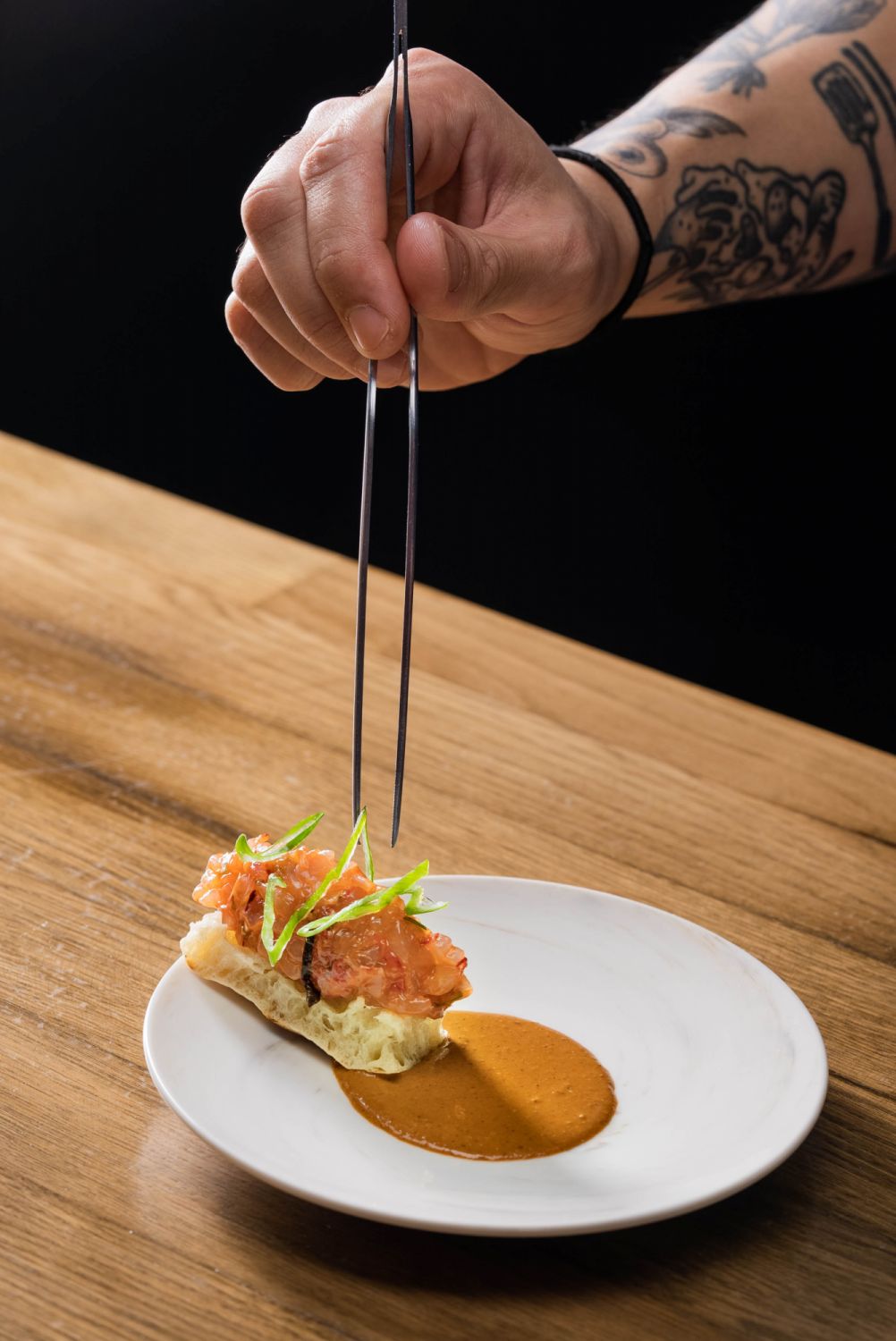 Botan ebi, dan dan, yuzu kosho