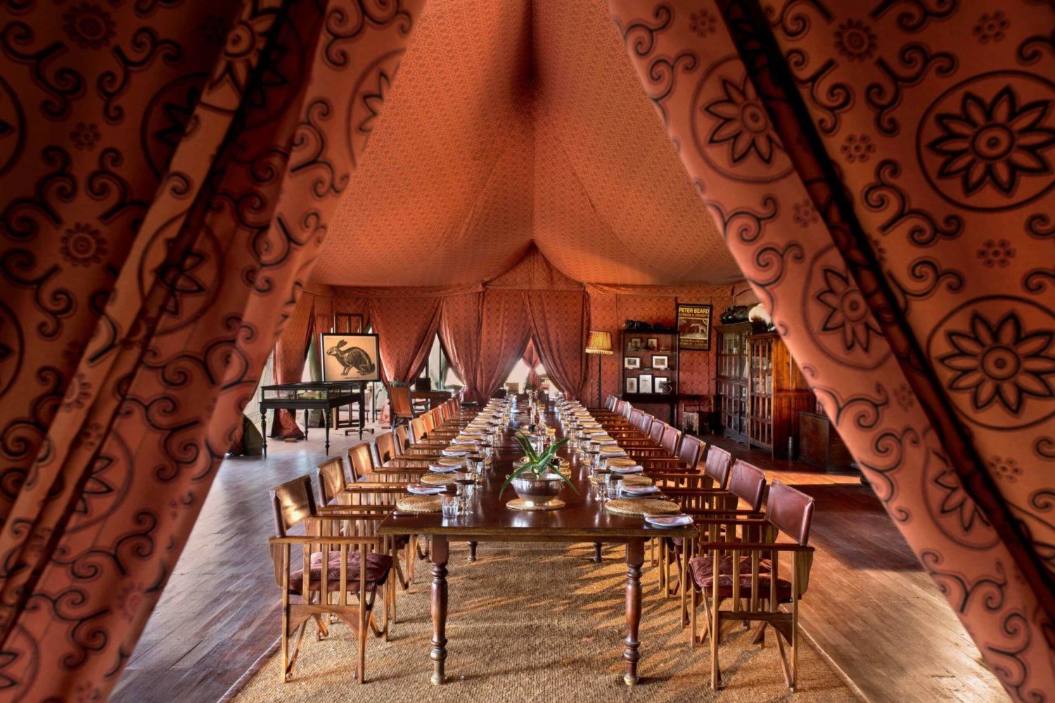 Enjoy dining in the luxurious tents of Jack's Camp in Bostanowa (Photo: Natural Selection official website)