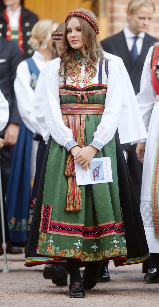 OSLO, NORWAY- SEPTEMBER 5: Princess Ingrid Alexandra attends Prince Sverre Magnus' Confirmation service in Asker Church on September 5, 2020 in Oslo, Norway.  (Photo by Rune Hellestad/Getty Images)