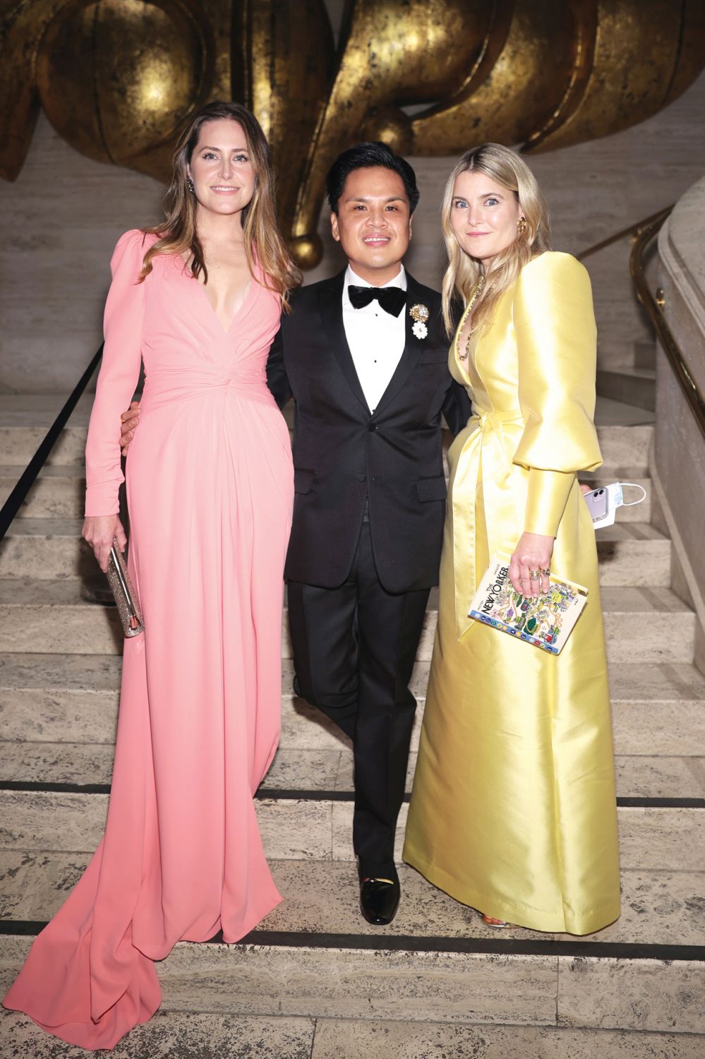 NEW YORK, NEW YORK - OCTOBER 26: Amory McAndrew, PJ Pascual and Brent Neale Winston attend the American Ballet Theatre's Fall Gala at David H. Koch Theater at Lincoln Center on October 26, 2021 in New York City. (Photo by Dimitrios Kambouris/Getty Images for American Ballet Theater)