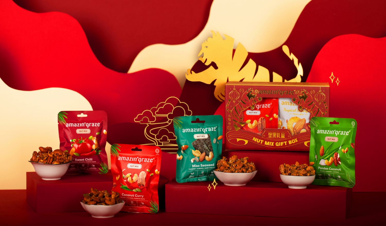 CNY Nut Mix Gift Box / Photo courtesy of Amazin' Graze
