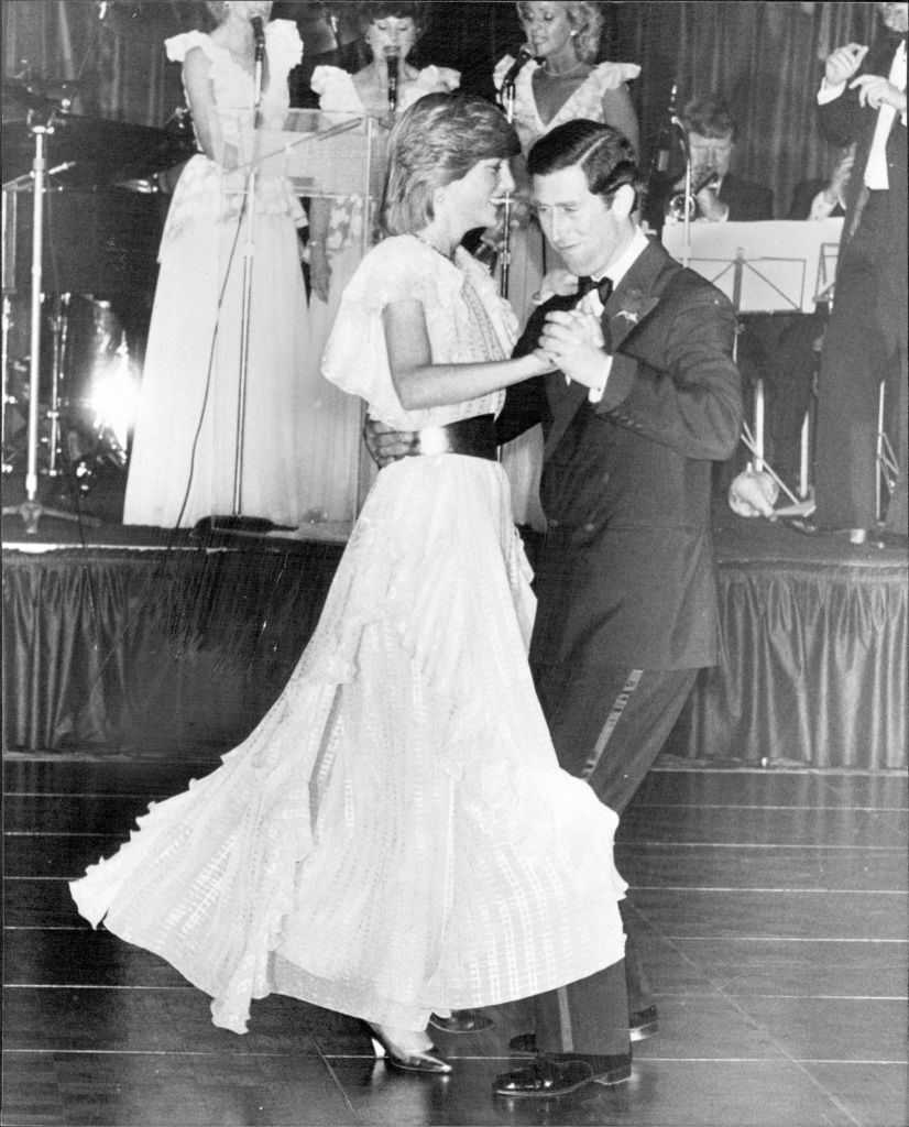 Royalty - Prince Charles &amp; Princess Di - Dancing.Prince Charles whirls his princess on to the dance floor. March 28, 1983. (Photo by Robert Pearce/Fairfax Media via Getty Images).
