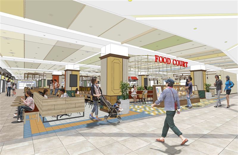 去台南必逛台南三井OUTLET ,復古紅陶磚牆「三井OUTLET」