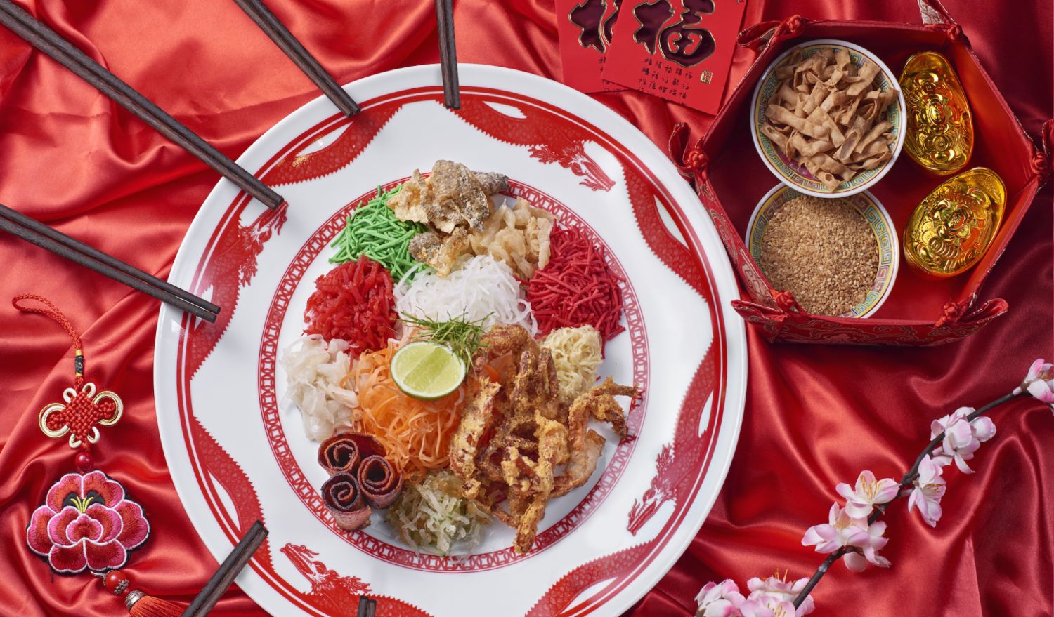 Quan's Kitchen Premium Yee Sang (Photo courtesy of Four Points by Sheraton)