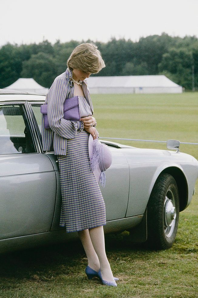 Lady Diana Spencer, soon to be Diana, Princess of Wales (1961 - 1997), looking pensive at a polo match in Windsor after the Ascot races, 16th June 1981. (Photo by Tim Graham Photo Library via Getty Images)