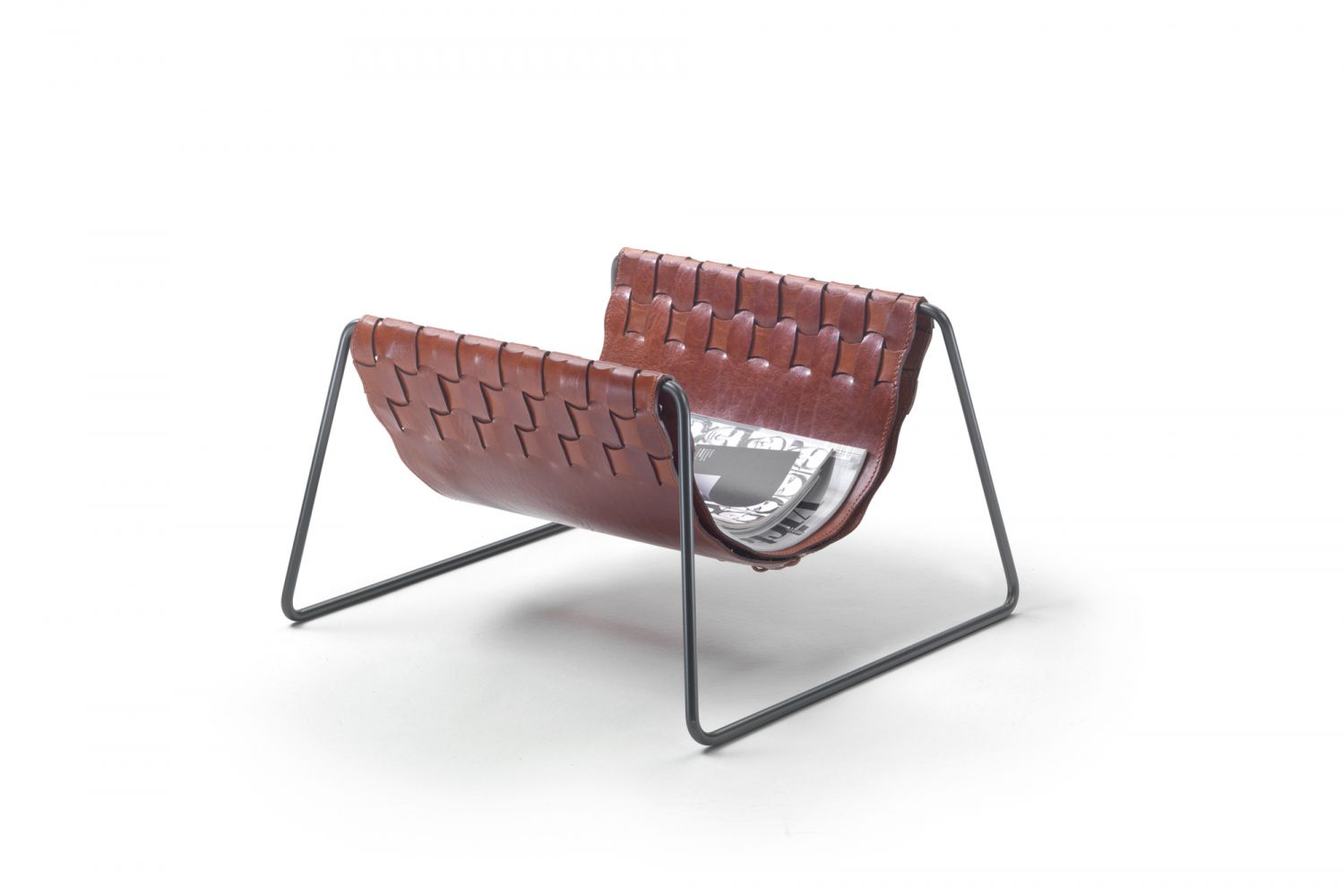 Mate magazine holder, from Flexform