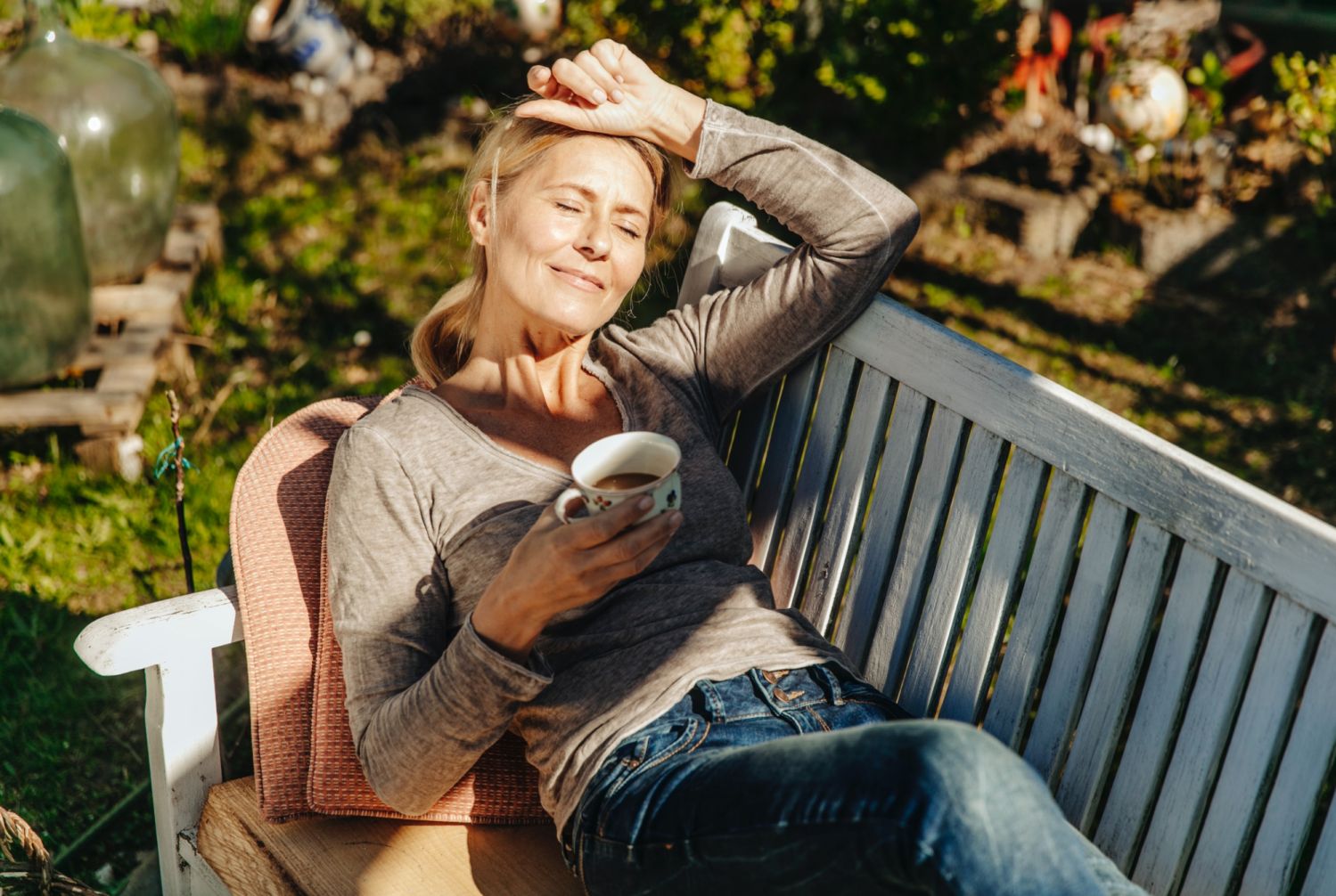 Oberhuasen, NRW, Deutschland, Zuhause, Heim, Heimat, w53, Garten, Sonne, Pause, Erholung