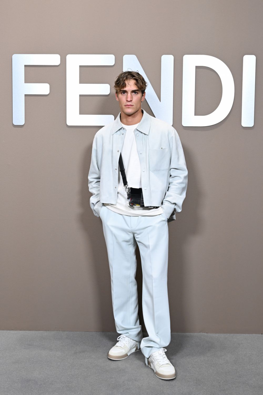 MILAN, ITALY - JANUARY 15: Andrea Faccioattends the Fendi fashion show on January 15, 2022 in Milan, Italy. (Photo by Daniele Venturelli/Daniele Venturelli/Getty Images for Fendi )