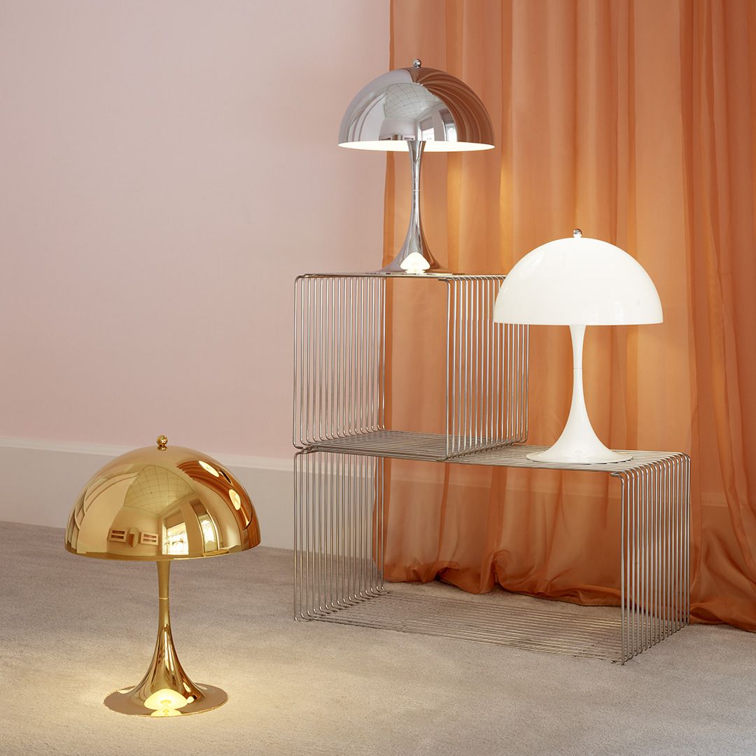 Panthella Brass Chrome 320 opal