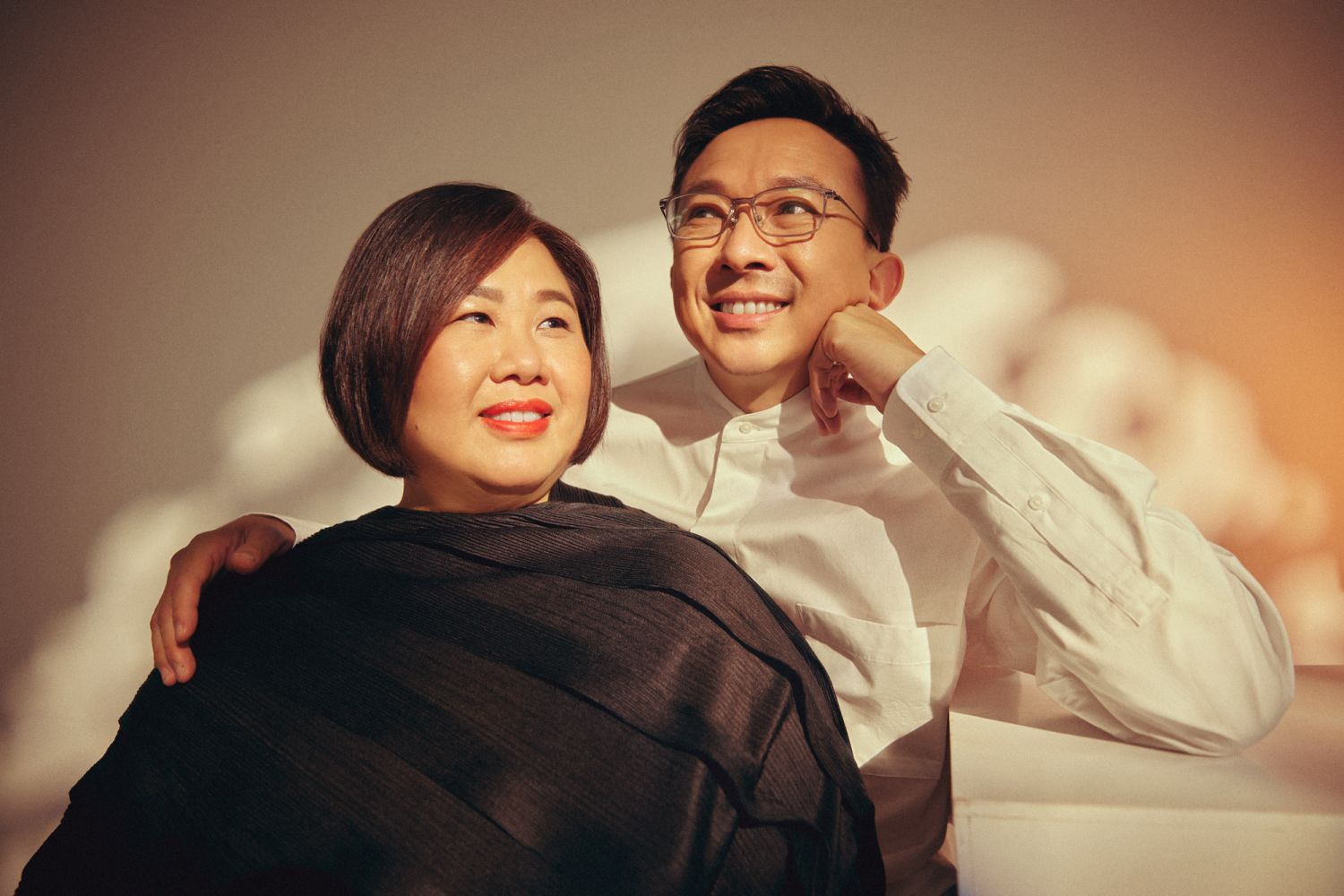 Belinda Huang and Khoo Peng Beng, directors of Arc Studio Architecture + Urbanism (Photograph: Darren Gabriel Leow)